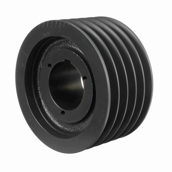 5 Groove Cast Iron Bushed Bore Multiple Sheave, 5B5V74